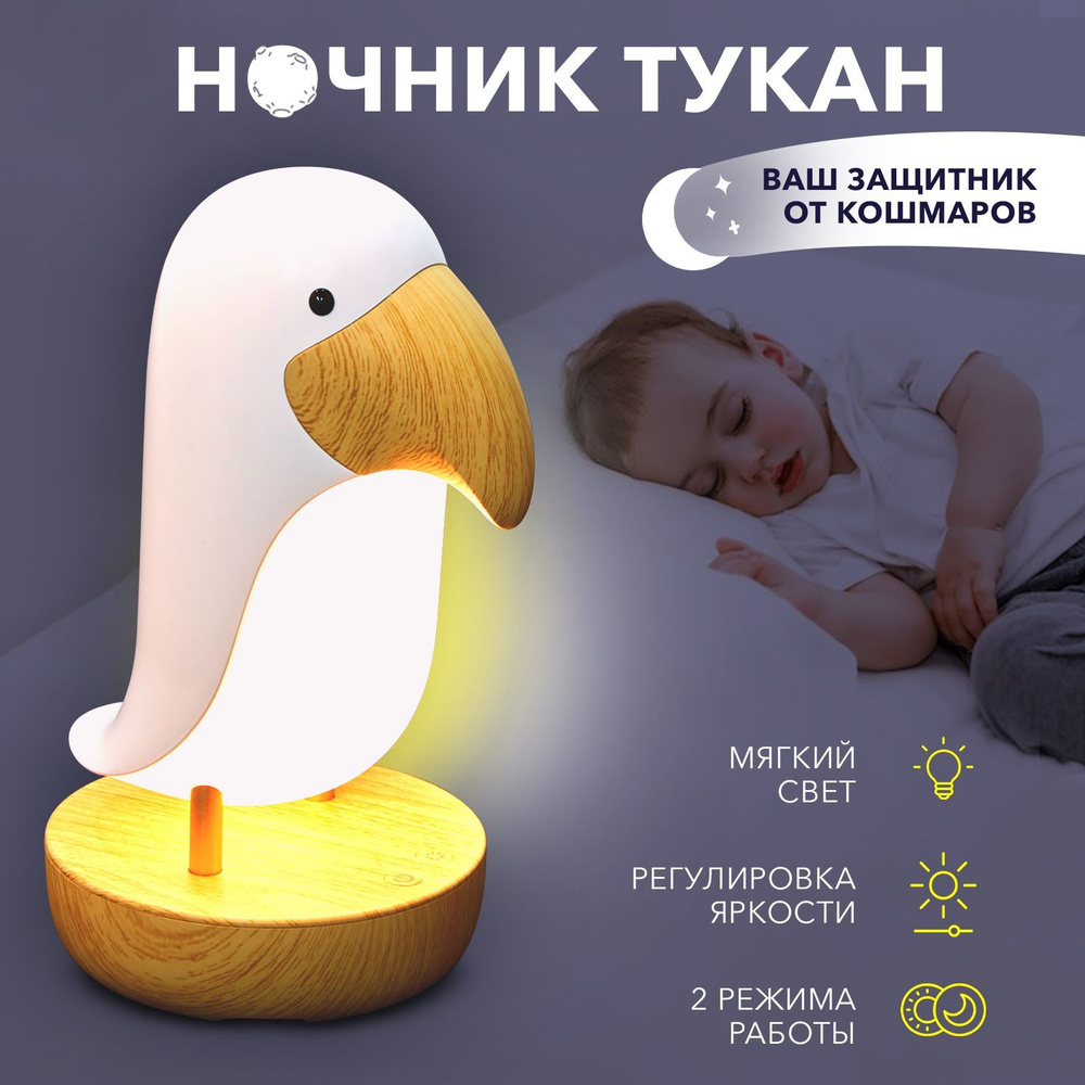 Купить Ночник детский для сна настольный 