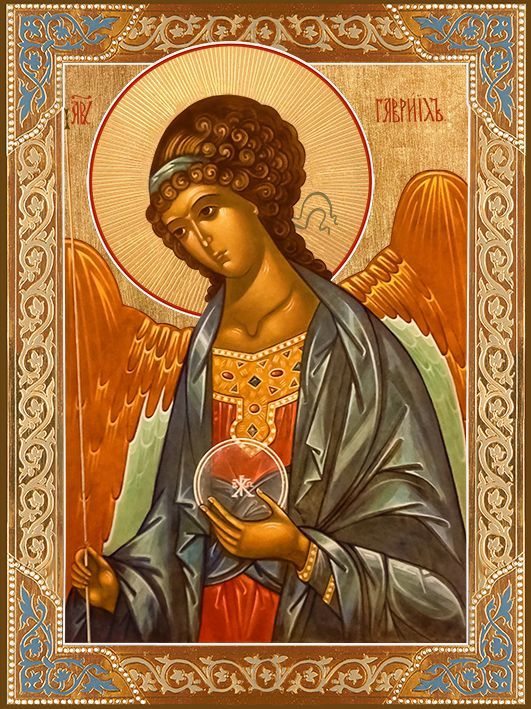 икона архангел Гавриил на дереве - купить по низким ценам в интернет ...
