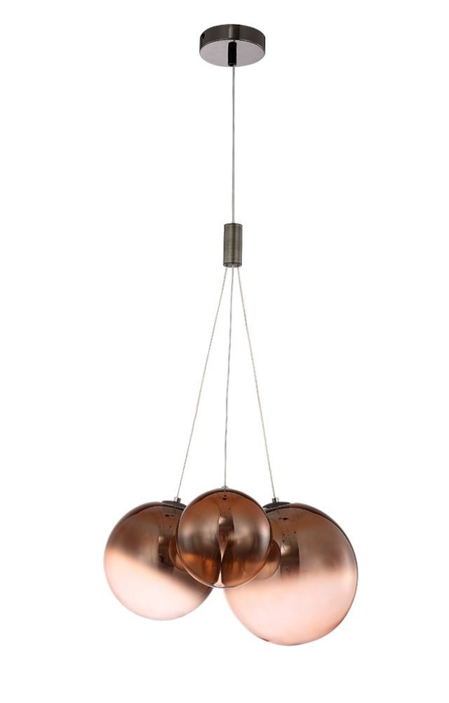 Подвесной светильник, потолочный светильник на проводе медный Crystal Lux ELCHE SP3 COPPER  #1