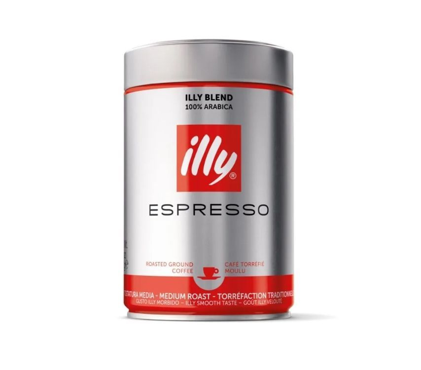 Кофе молотый illy ESPRESSO CLASSICO, (илли Эспрессо Классико), средняя обжарка, арабика, 250 г.  #1