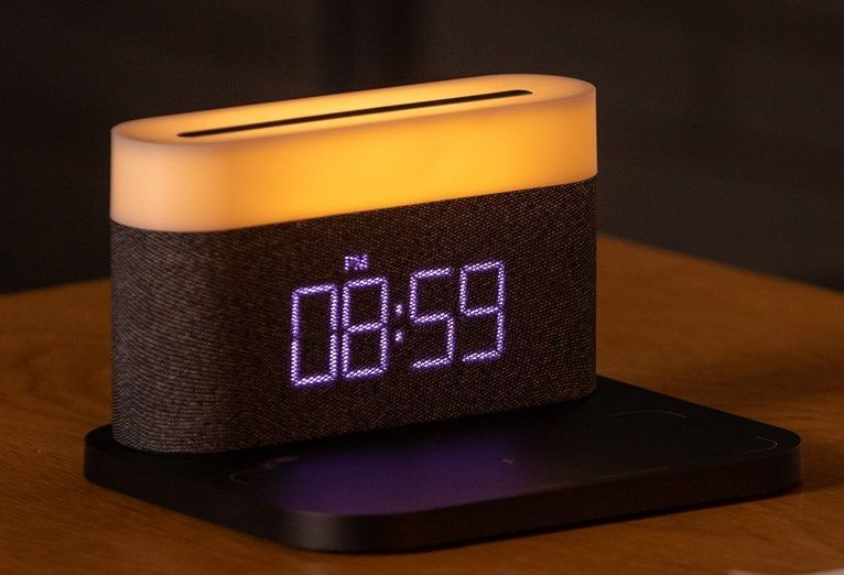 Ночник с часами Youpin VFZ с беспроводной зарядкой купить по низкой ...