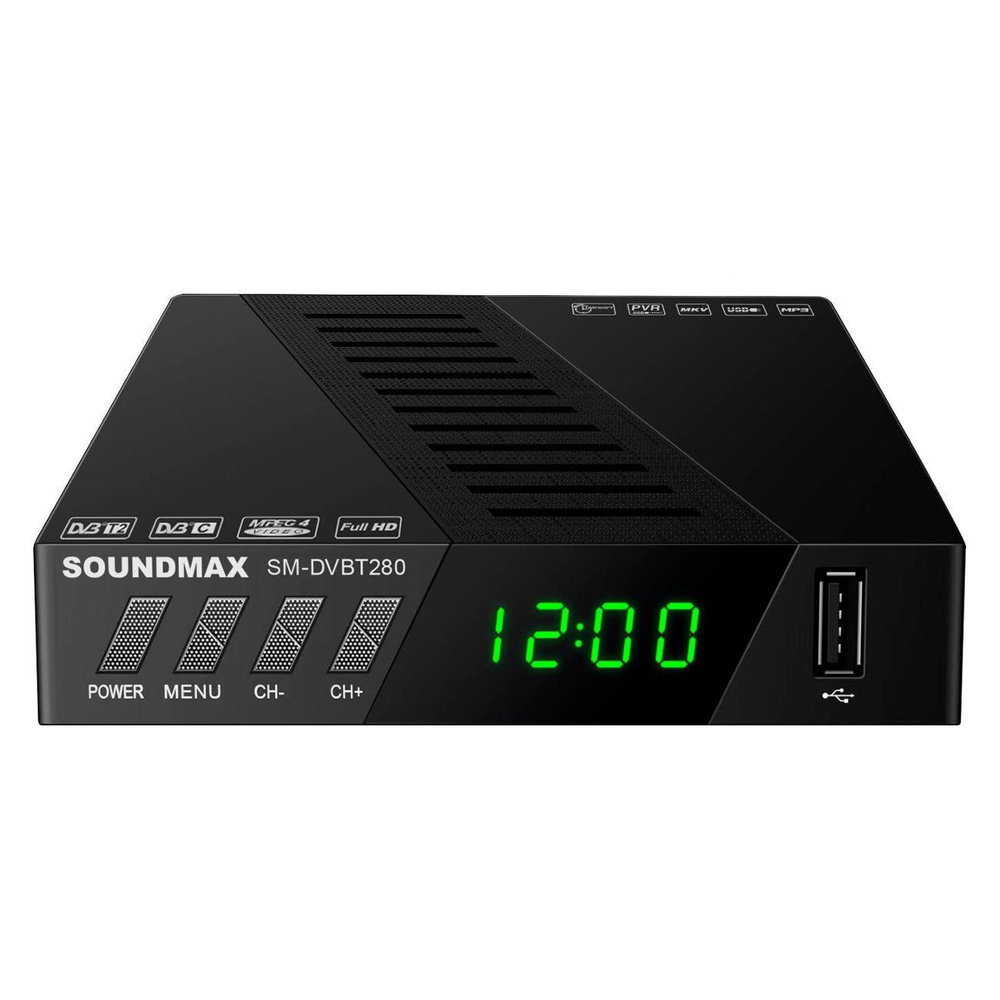 ТВ-тюнер SOUNDMAX SM-DVBT280(черный) #1