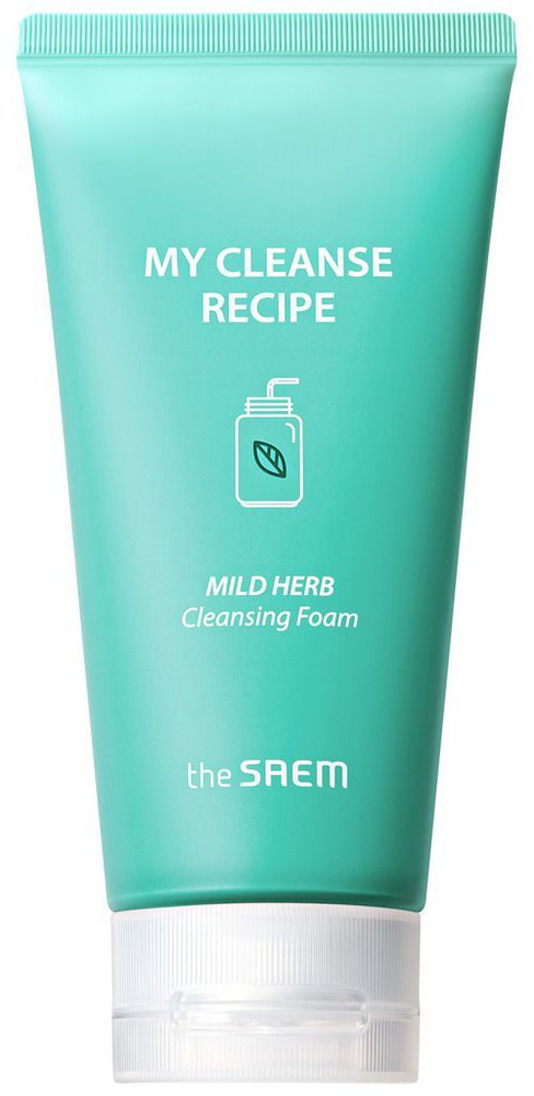 The Saem My Cleanse Recipe Cleansing Foam Mild Herb пенка для умывания успокаивающая для сухой и чувствительной #1