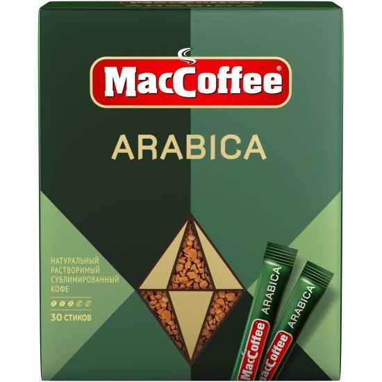 MacCoffee Кофе растворимый Arabica 30 шт по 2г #1