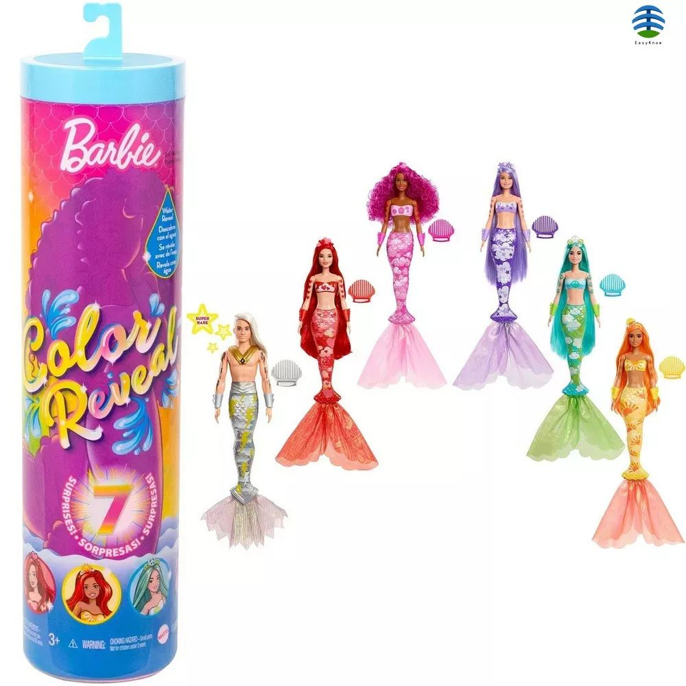 Mermaid New Color Reveal Barbie Barbie Color Reveal Mermaid Doll - Main Image