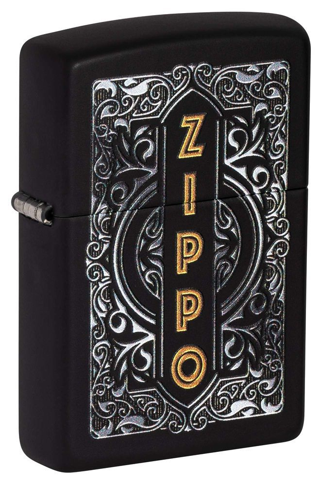 Зажигалка бензиновая ZIPPO Classic Black Matte 49535 #1