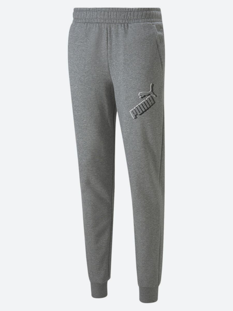 Брюки спортивные PUMA ESS+ Big Logo Sweatpants #1