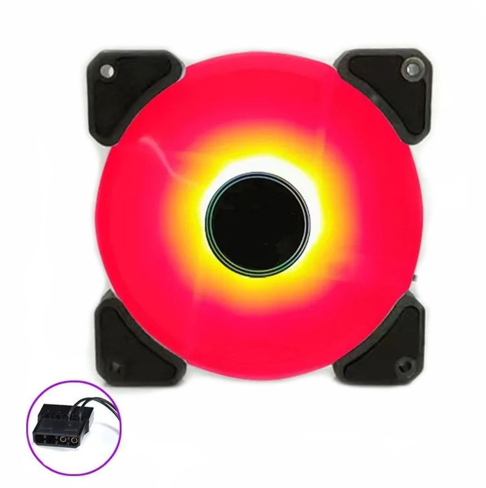 Вентилятор для ПК, 120мм, с подсветкой, RGB, для корпуса, Molex ...