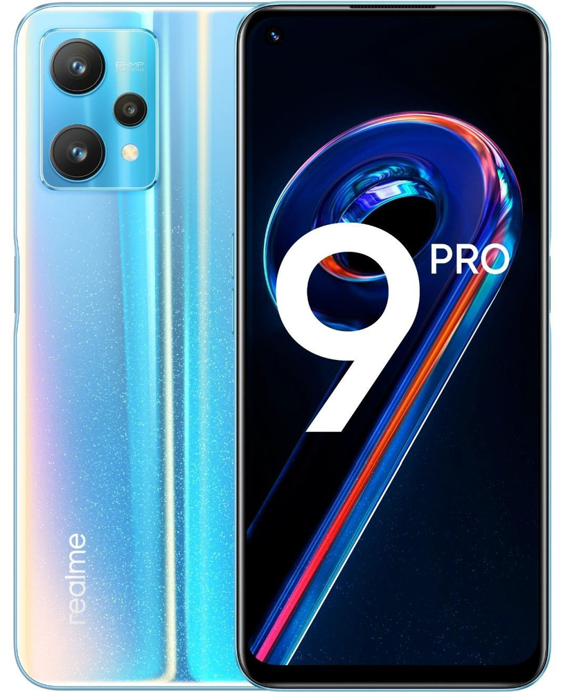 realme Смартфон 9 Pro 5G Global Version 8/128 ГБ, синий