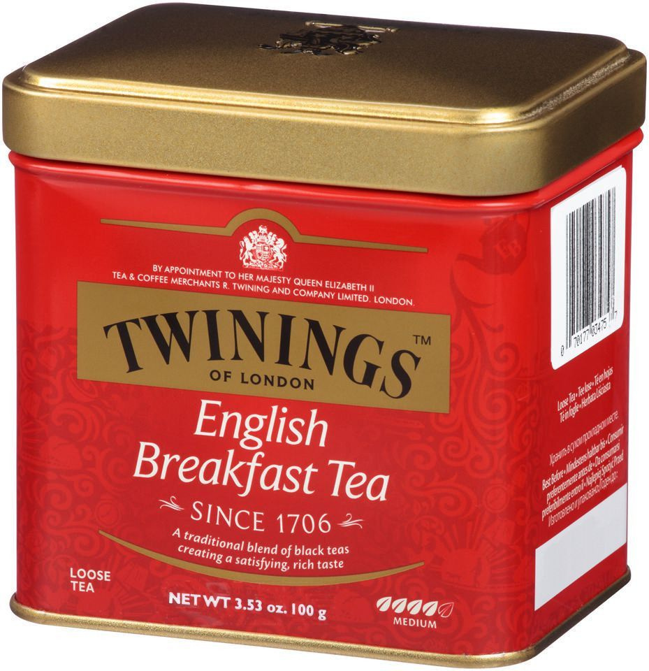 Twinings English Breakfast / Английский чай для завтрака черный чай 100 ...