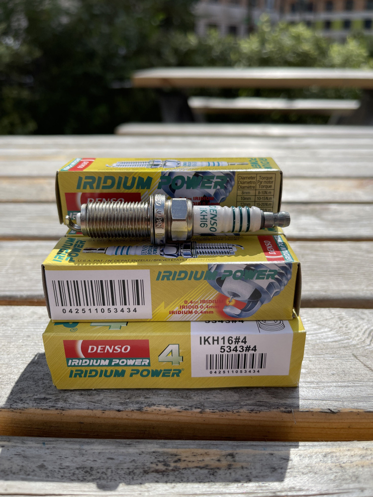 Комплект свечей зажигания DENSO IKH16 - купить по выгодным ценам в ...