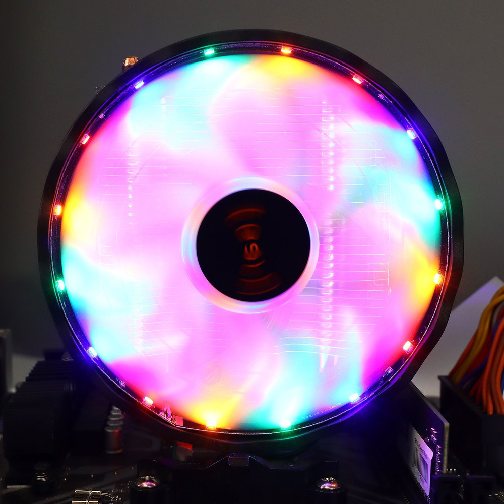 Кулер для процессора TESLA RGB 920, х120мм, 1600rpm, 3-pin, Al+Cu ...