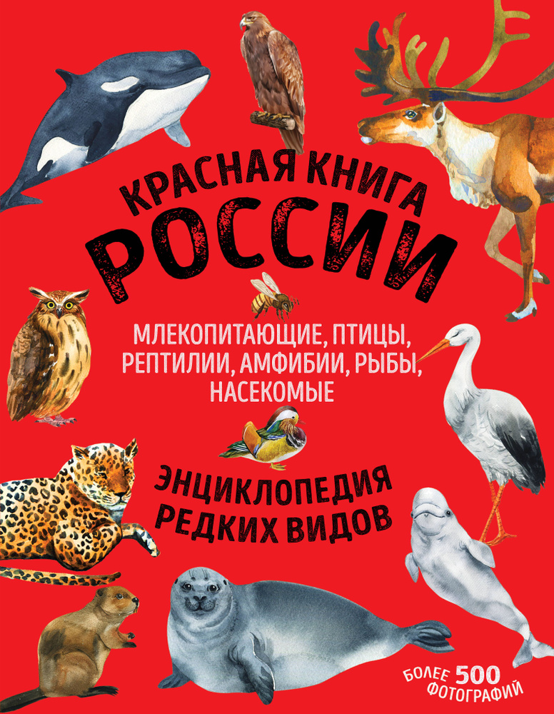 Красная книга России: животные, растения, птицы, насекомые. Энциклопедия редких видов #1