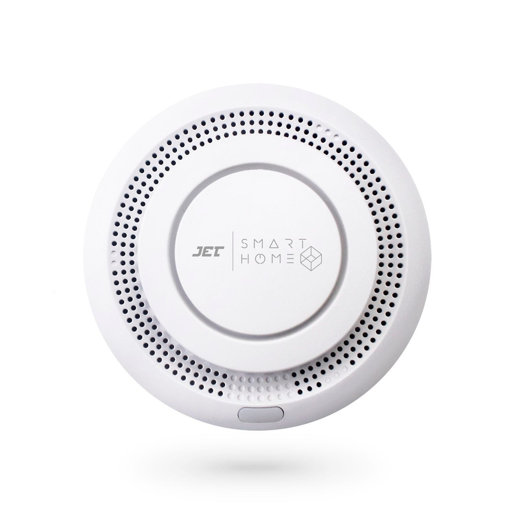 Умный Wi-Fi датчик дыма JET Smart Smoke Sensor - купить с доставкой по  выгодным ценам в интернет-магазине OZON (1134801603)