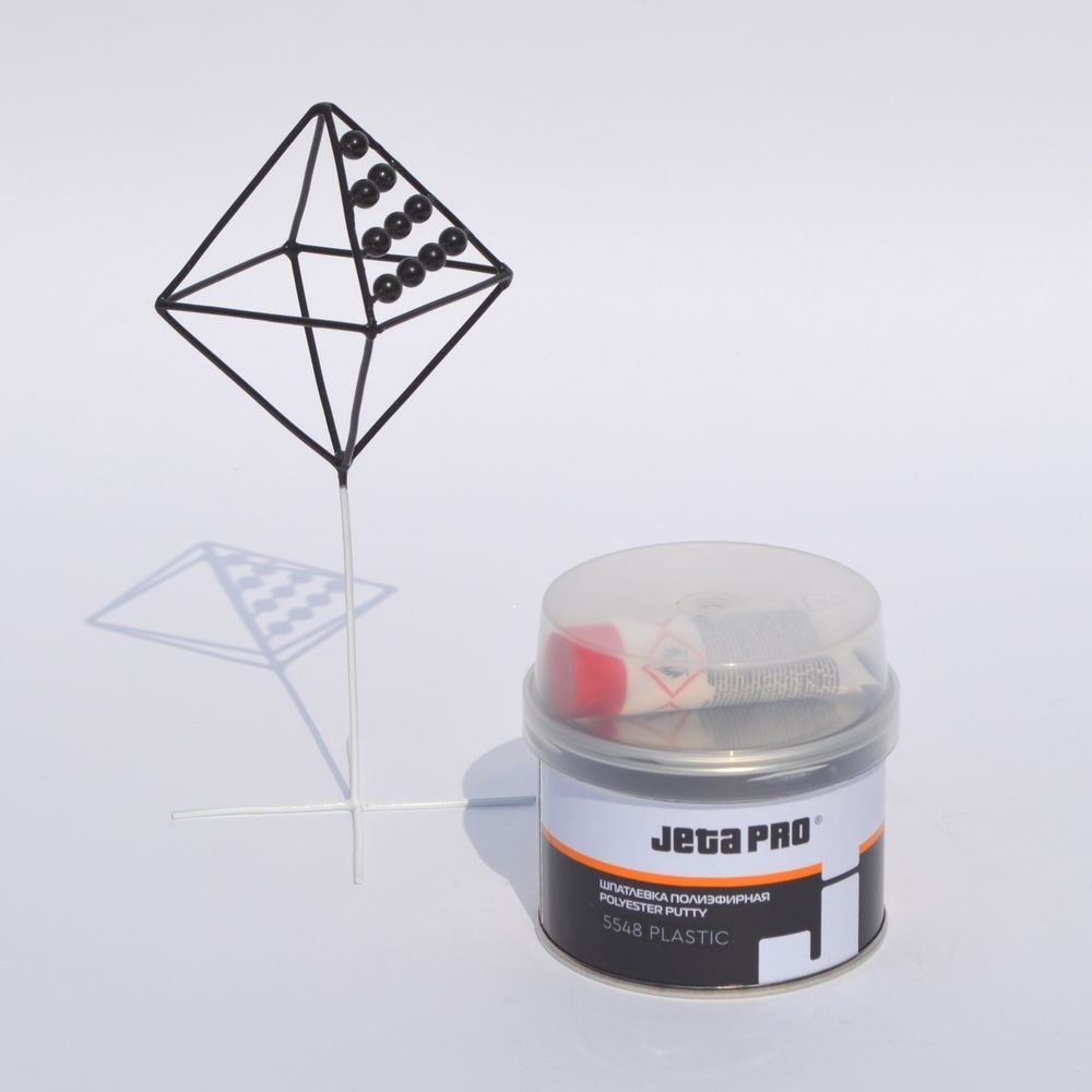 шпатлёвка JETA PRO PLASTIC 5548 для пластика 0,25 кг с отвердителем