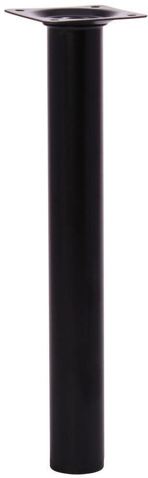Ножка мебельная круглая 30х250мм, цвет: черный #1