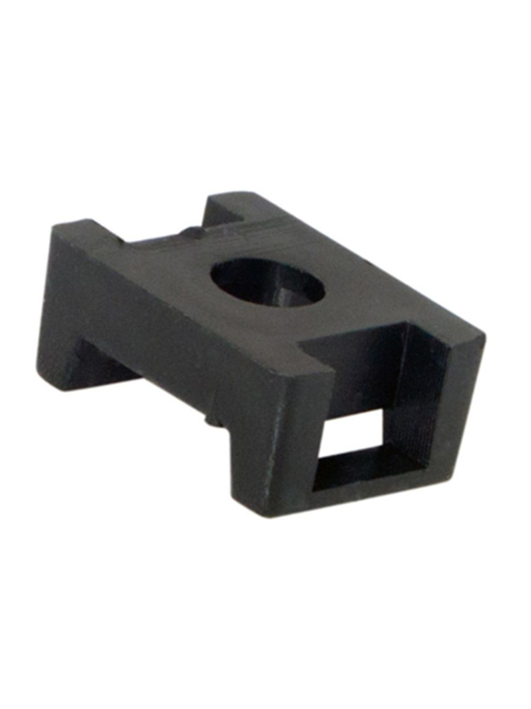 Площадка для крепления стяжки 22х16 мм (ПС-2), черная, упаковка 100 шт ...