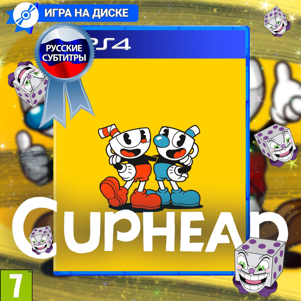 Игра Cuphead для Playstation 4 (PS4), Русские субтитры