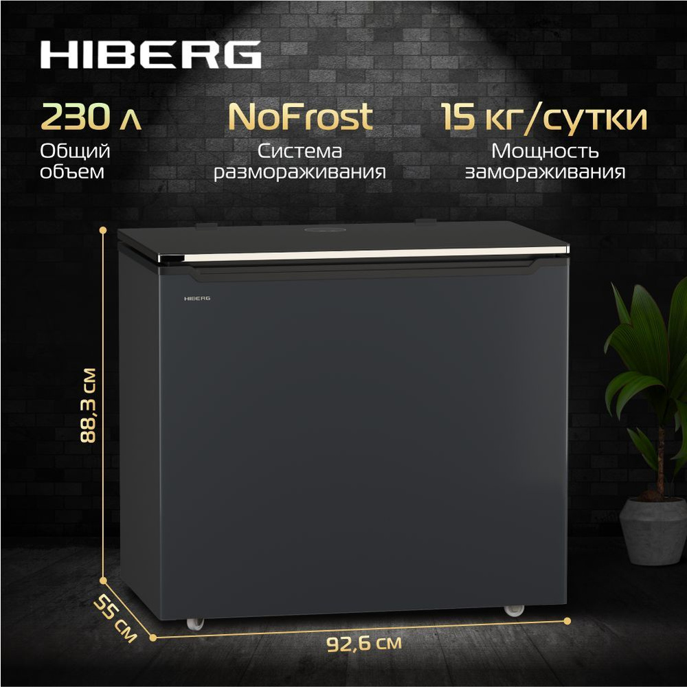 Морозильный ларь Hiberg PF 25 NF, No Frost, 230 л по низкой цене: отзывы,  фото, характеристики в интернет-магазине Ozon (1087378191)