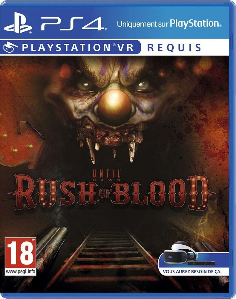 Игра Until Dawn: Rush of Blood (только для PS VR) (PlayStation 4 VR,  PlayStation 4, Русская версия) купить по низкой цене с доставкой в  интернет-магазине OZON (1173641213)