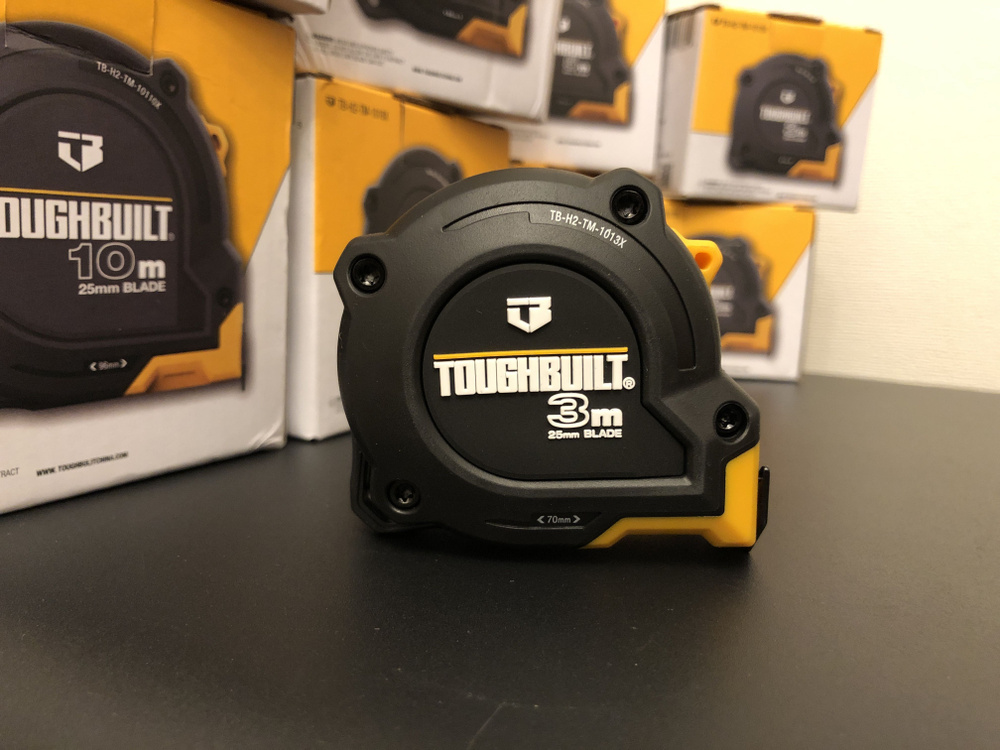 Измерительная рулетка Строительная TOUGHBUILT 3 м х 25 мм купить по ...