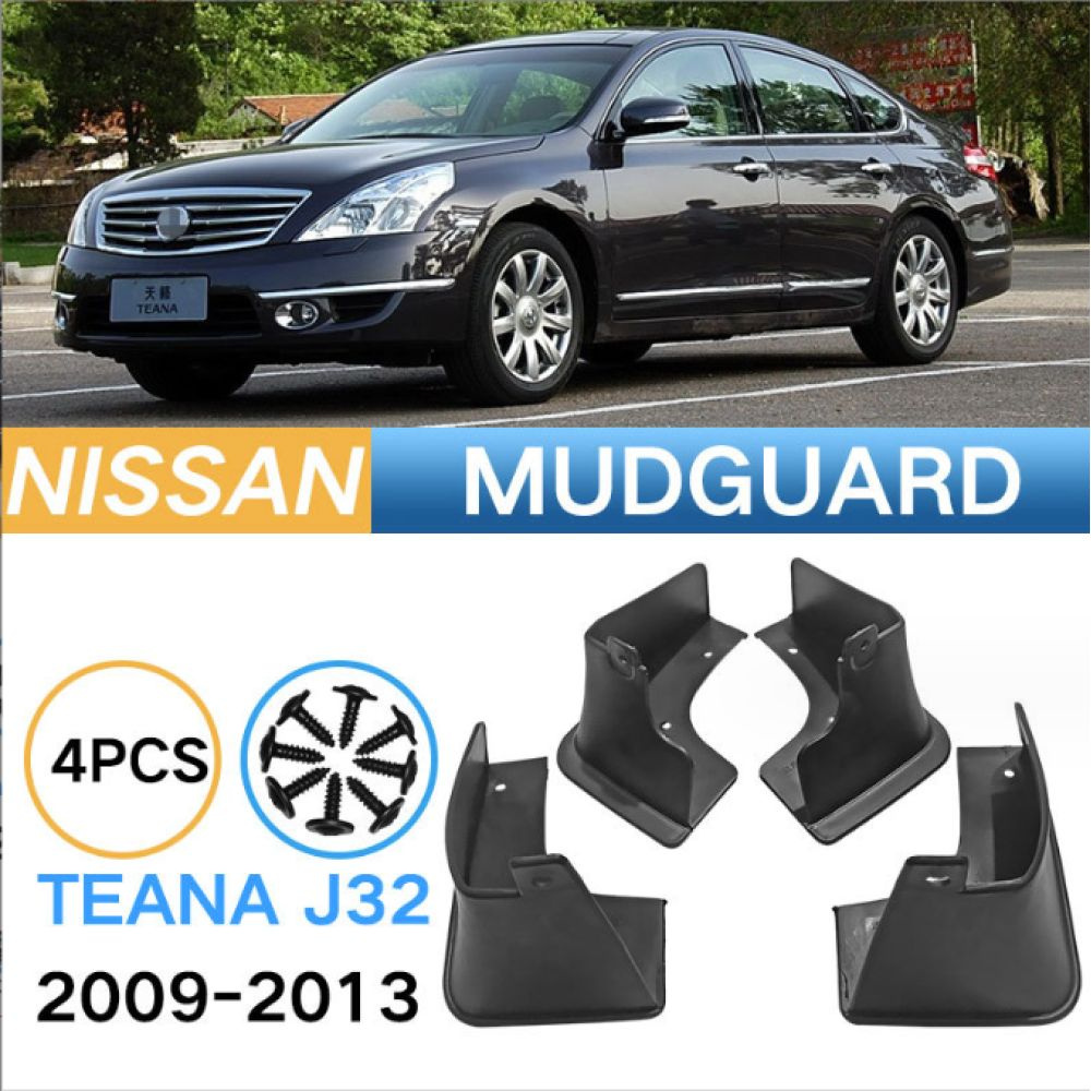 Брызговики для Nissan Teana J32 2009-2013 автомобиль крыло 4 шт - арт.  Nissan Teana J32 2009-2013 - купить по выгодной цене в интернет-магазине  OZON (1183784264)