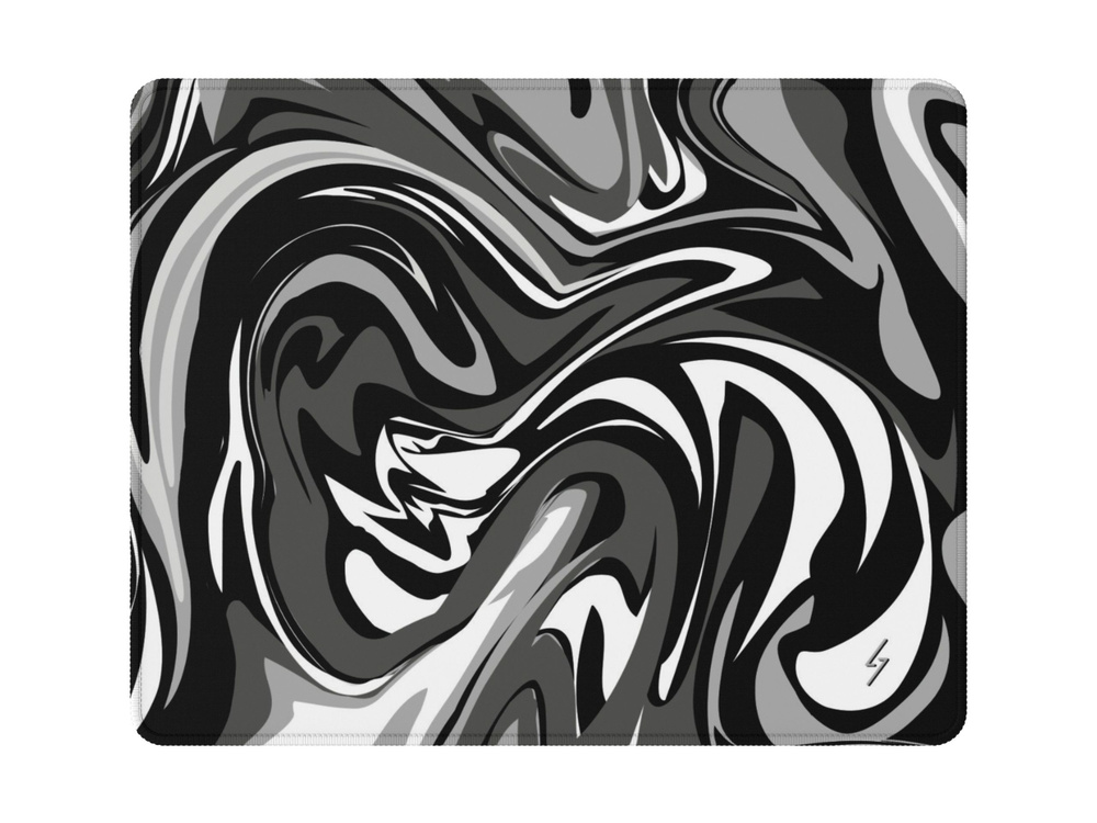 Игровой коврик для мыши Игроман 500x400 жаккард, черный, белый купить ...