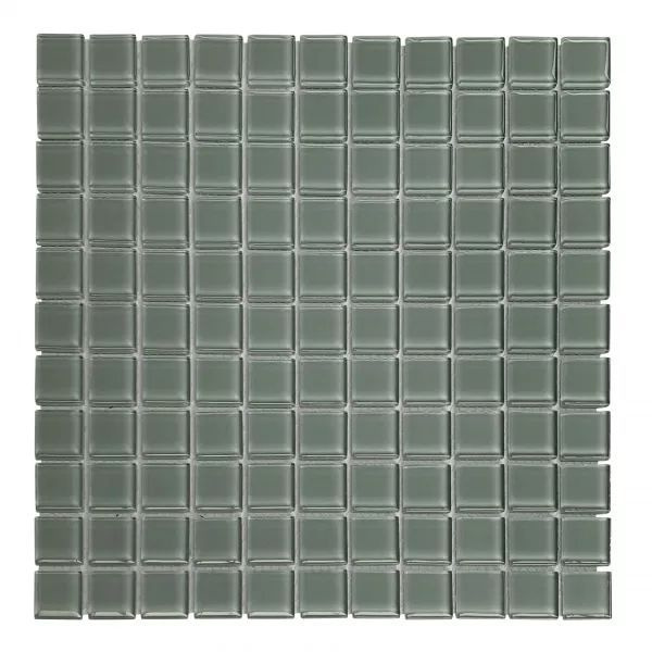 Мозаика Tessare 30,0х30,0х4см стекло прозрачный серый (HJ144) #1
