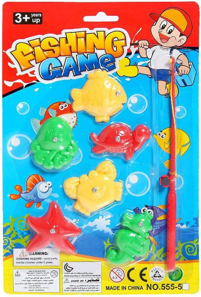 Магнитная рыбалка "Ловись рыбка", развивающая игра для детей на ...