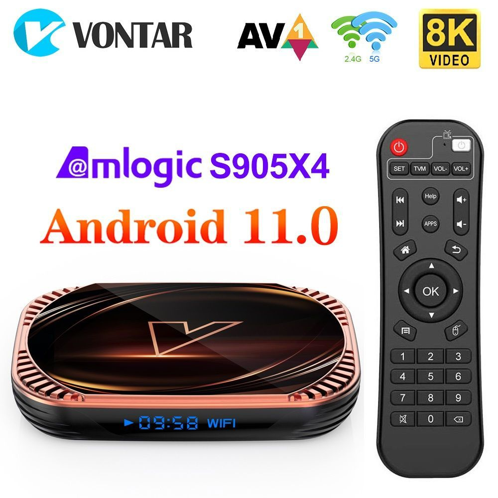 Медиаплеер Vontar X4, HDMI, RJ-45 Ethernet, USB, Android купить по низкой  цене с доставкой в интернет-магазине OZON (948244190)