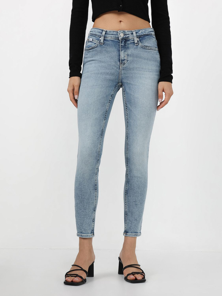 Calvin klein mid rise slim outlet jeans