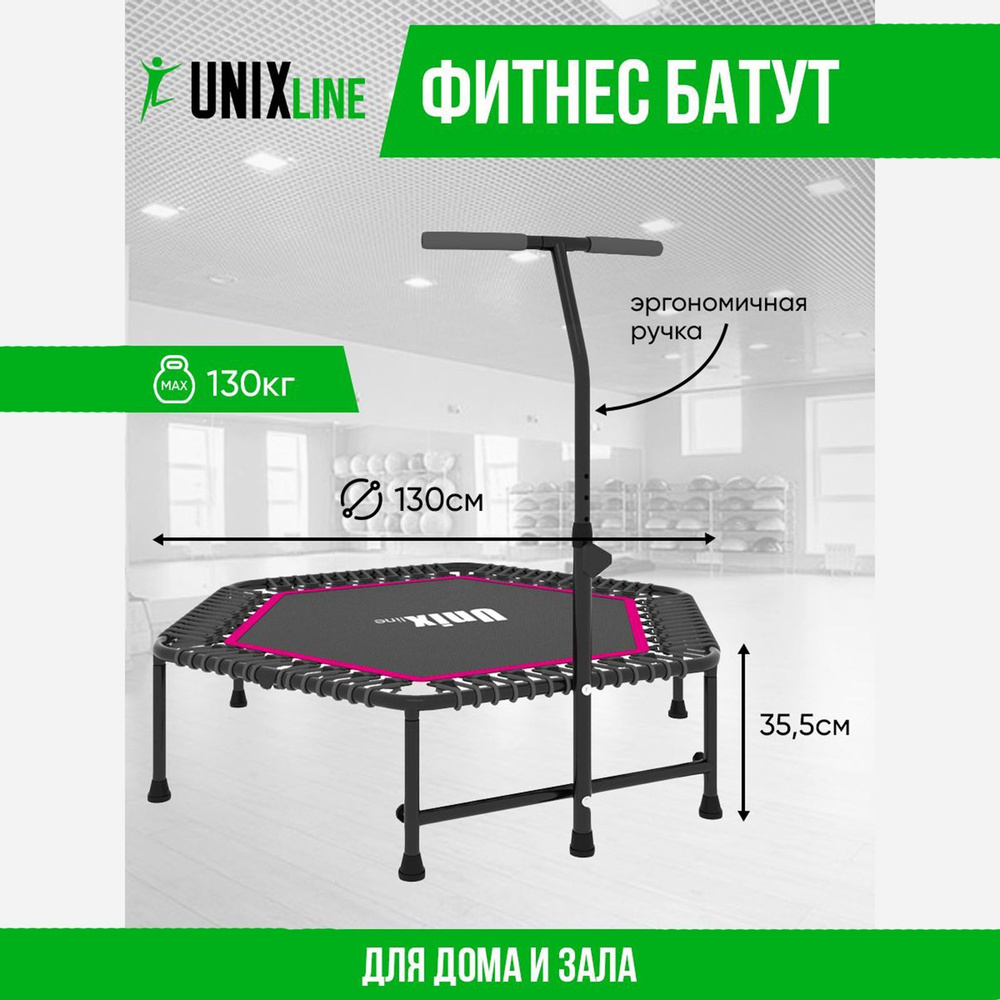 Батут каркасный UNIX Line FITNESS - купить по выгодной цене в  интернет-магазине OZON (761102907)