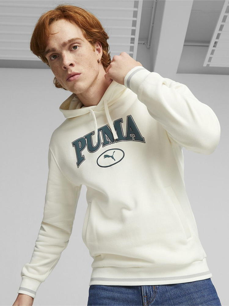 White puma hoodie sale