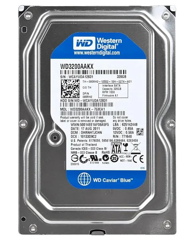 Western Digital 320 ГБ Внутренний жесткий диск Caviar Blue WD3200AAKX (WD3200AAKX)  #1