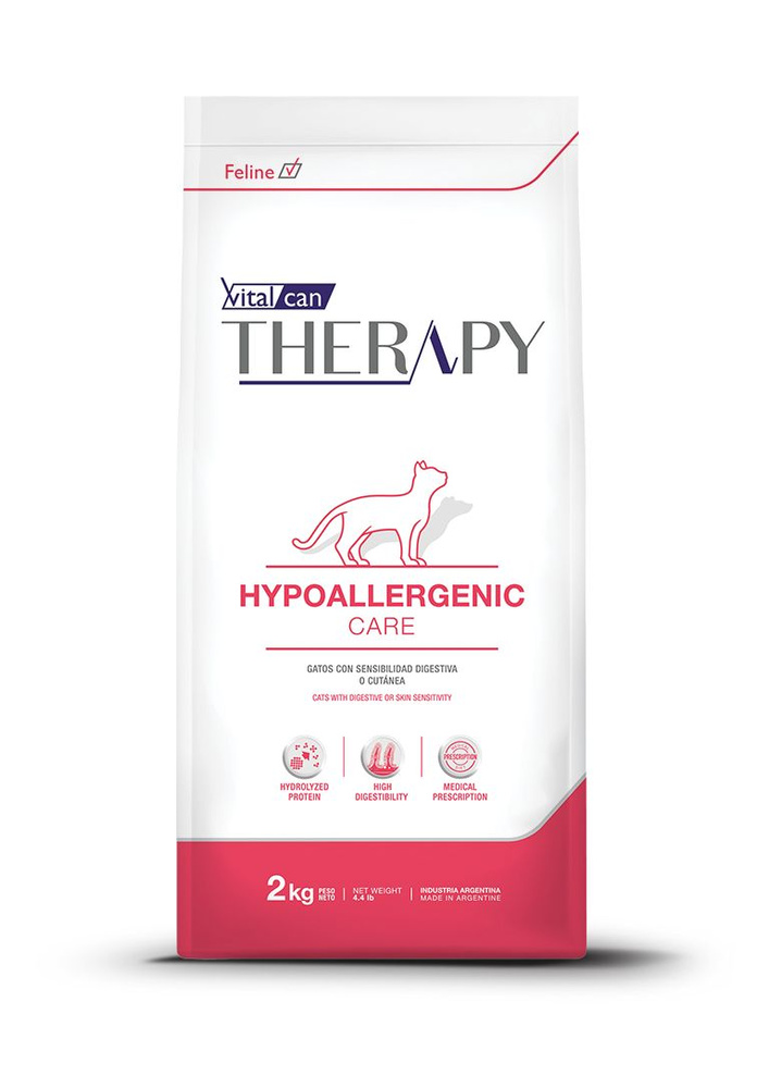 Сухой корм Vitalcan Therapy Feline Hypoallergenic Care для кошек всех возрастов, при аллергии, 2 кг  #1