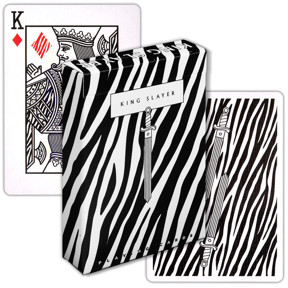 King Slayer Zebra, коллекционные игральные карты от компании Ellusionist  #1