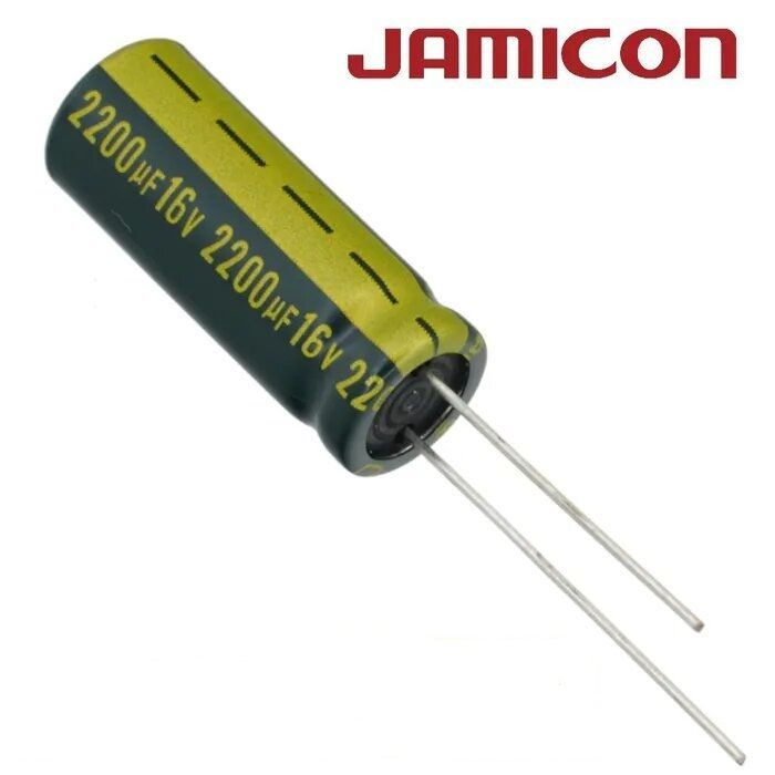 Конденсатор электролитический 16 В 2200 мкФ 10х25 105С WL 5шт - купить ...