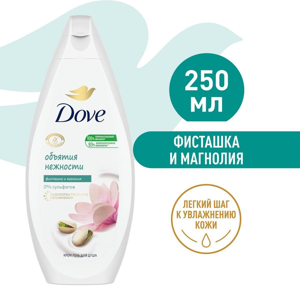 Dove Средство для душа, гель, 250 мл - купить с доставкой по выгодным ...