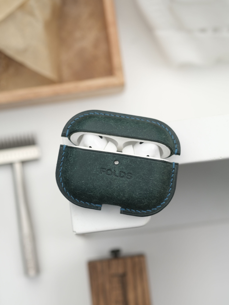 Чехол для AirPods Pro / AirPods Pro 2 из итальянской кожи ручной работы ...