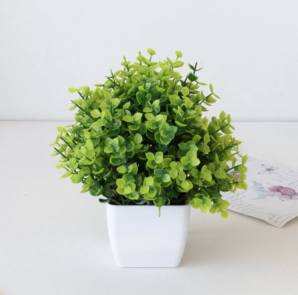 Купить Искусственные цветы в горшке для декора и интерьера по выгодной ...