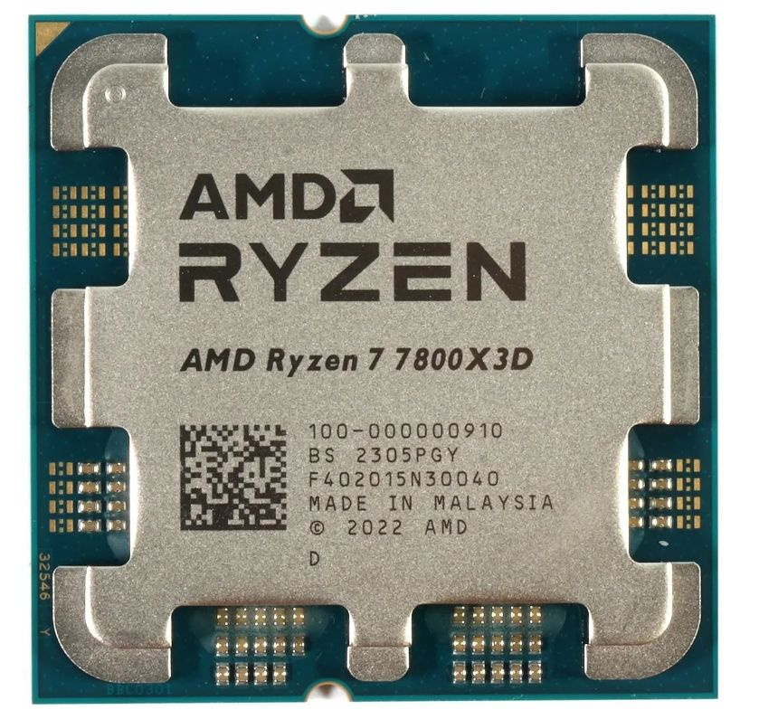 美品AMD Ryzen 7800X3D Процессор AMD Ryzen 7 7800X3D Box (100-100000910WOF) ᐉ