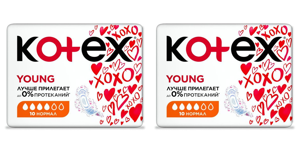 Kotex Прокладки гигиенические для девочек-подростков Yong Fast Absorb ...