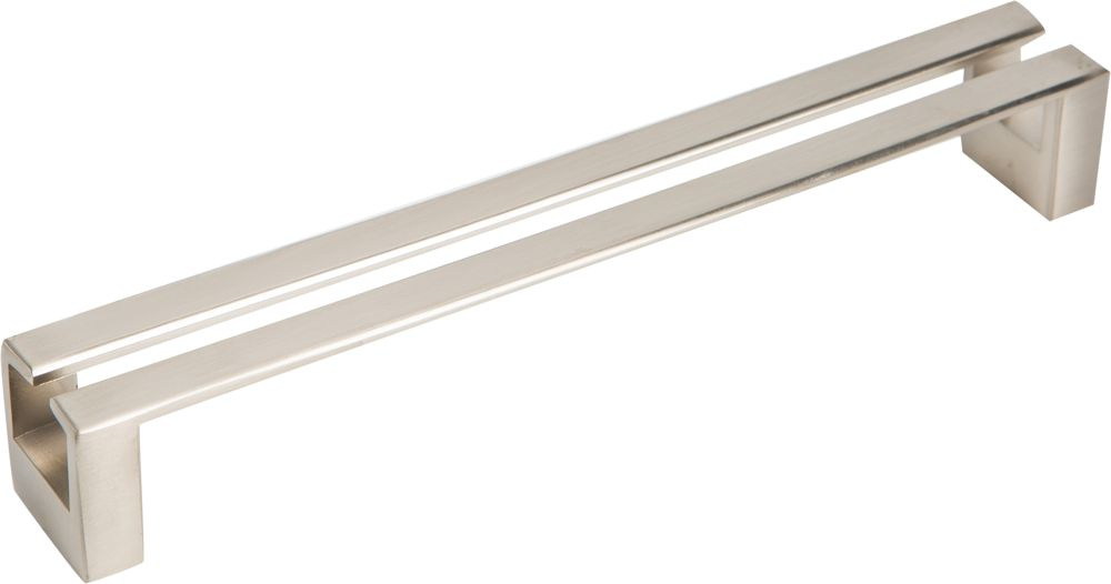 Ручка-скоба мебельная Jet 145 160 мм металл цвет никель #1
