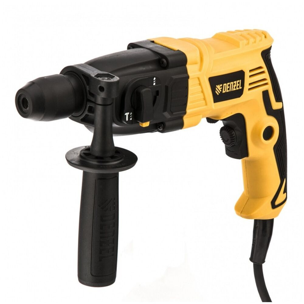 Перфоратор Denzel RH-400-12, SDS-plus, 400 Вт, 1,2 Дж, 2 реж. 26601 ...