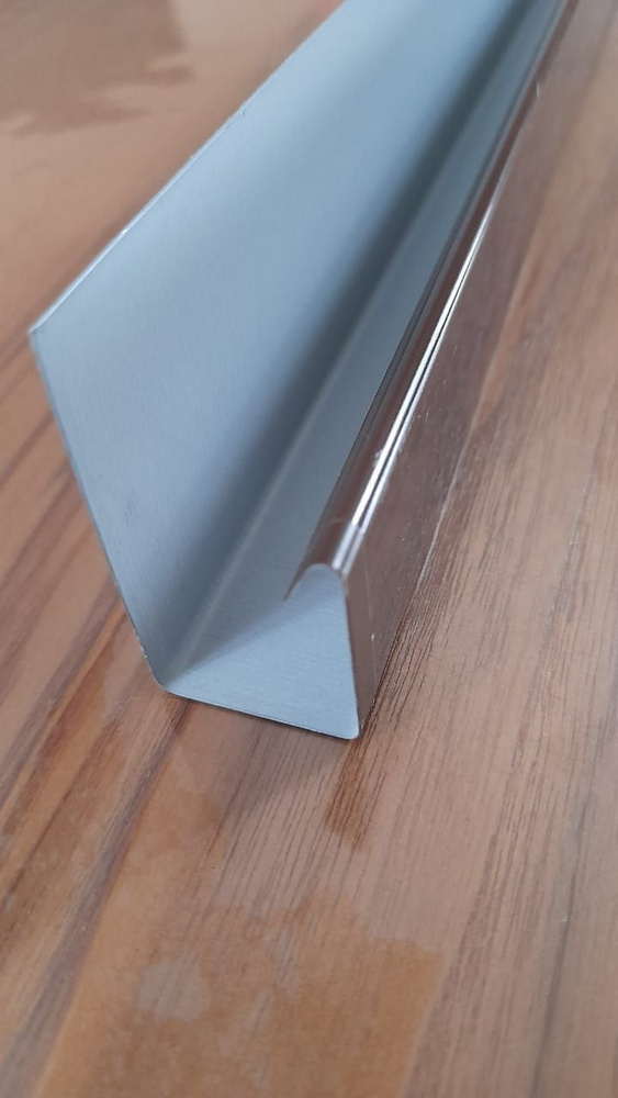 Планка финишная,46*27*27*10*1250 мм. цвет коричневый RAL 8017 4 шт ...