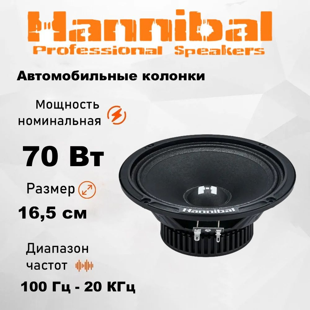 Автомобильные динамики Deaf Bonce Hannibal HM-6E+ (16 см) Компонентная АС,  колонки для машины, автоакустика Alphard - купить по выгодной цене в  интернет-магазине OZON (1258842678)