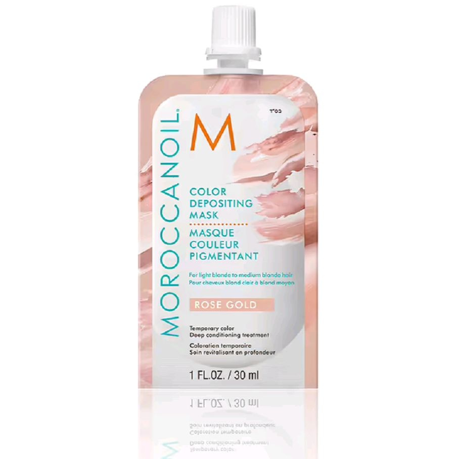 Moroccanoil Color Depositing Mask Rose Gold Тонирующая маска Розовое Золото  #1