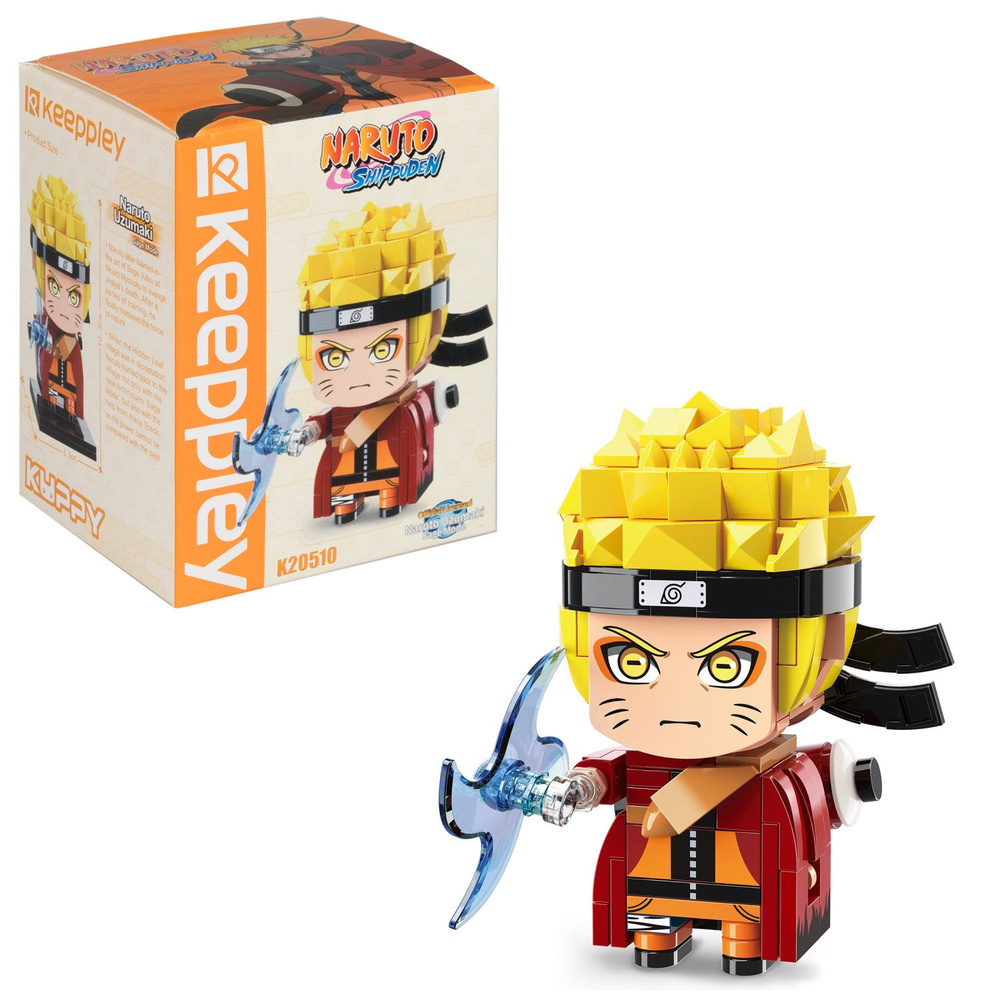 Naruto 3d конструктор аниме Наруто Узумаки 364 детали. 1TOY.