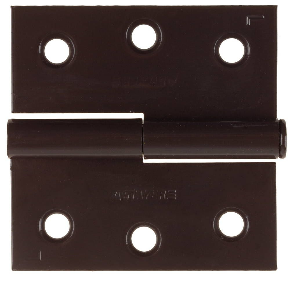 Карточная петля STAYER 75x75x2.4 мм, разъемная, левая, цвет коричневый (37613-75-3L)  #1