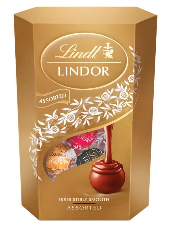 Шоколадные конфеты LINDT LINDOR Корнет Ассорти 200 гр #1